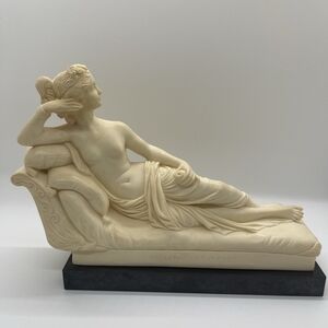 Vintage G Ruggeri Sculpture Paolina Borghese Venus Victorious Made in Italy